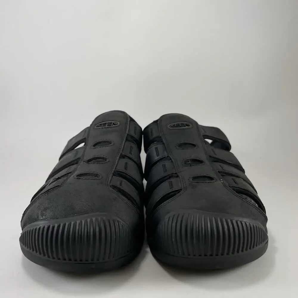 KEEN Daytona Slide Fisherman Sandals Mens Size 10 Black Slip On Outdoor